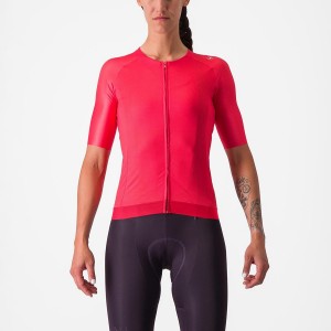 Castelli AERO PRO 7.0 W Women Jersey Red | SWE-381052