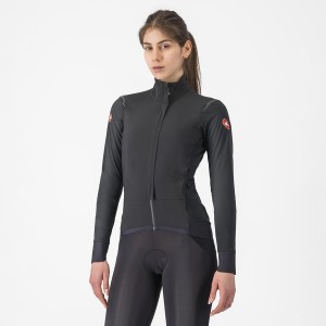 Castelli ALPHA FLIGHT ROS W Women Jackets Black / Black | BHP-395420