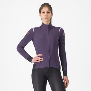 Castelli ALPHA FLIGHT ROS W Women Jackets Purple | QID-742581