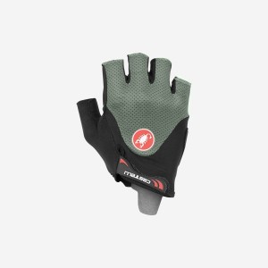 Castelli ARENBERG GEL 2 Men Gloves Green | SCF-385926