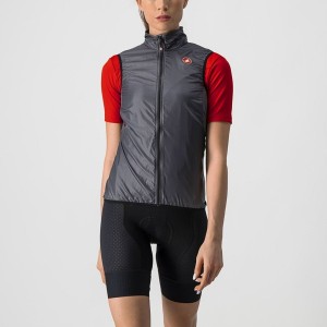 Castelli ARIA W Women Vest Dark Grey | JPK-439708