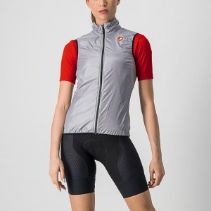 Castelli ARIA W Women Vest Silver Grey | SAO-643950