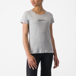 Castelli CASTELLI CLASSICO W TEE Women Casual Light Grey | ORB-137062