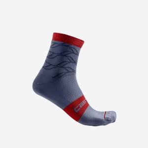 Castelli CLIMBER'S 3.0 12 CM Women Socks Blue | YVD-572864