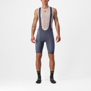 Castelli COMPETIZIONE Men Bib Shorts Blue | DBY-128793