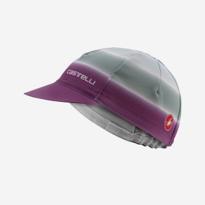 Castelli DOLCE Women Cap Purple White | GTM-276948