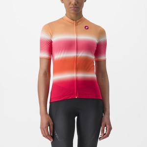 Castelli DOLCE Women Jersey Orange | PGL-852974