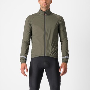 Castelli EMERGENCY 2 RAIN Men Protection Green | EKJ-197365