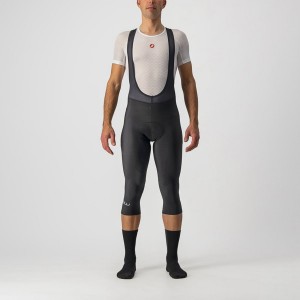 Castelli ENTRATA THERMAL BIB KNICKER Men Leggings Black | YPN-384165