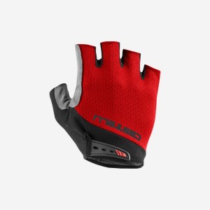 Castelli ENTRATA V Men Gloves Red | SAN-593017