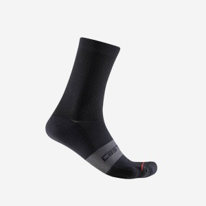 Castelli ESPRESSO 15 Men Socks Black | HQO-031965