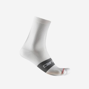 Castelli ESPRESSO W 12 Women Socks White | EDO-873150