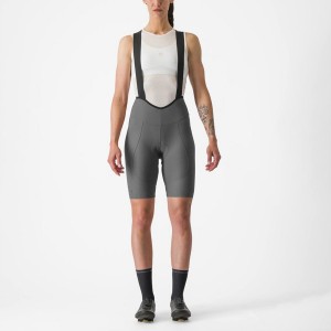 Castelli ESPRESSO W DT Women Bib Shorts Grey | OVF-186095