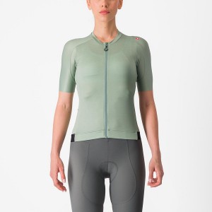 Castelli ESPRESSO W Women Jersey Green / Deep Green | MUJ-916374