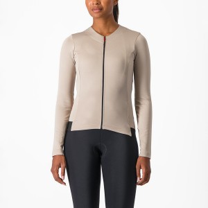 Castelli FLY LS W Women Jersey Grey | EDL-326917