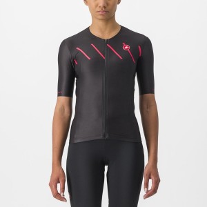 Castelli FREE SPEED 2 W RACE TOP Women Suits Black | XSE-426750