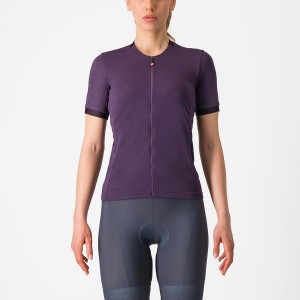 Castelli LIBERA Women Jersey Purple | QSE-930785