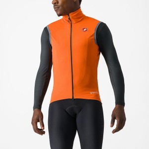 Castelli PERFETTO RoS 2 Men Vest Red Orange | SLO-290457