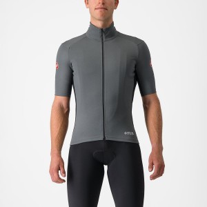 Castelli PERFETTO RoS 2 WIND Men Jackets Grey | WNX-386027