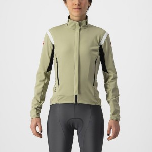 Castelli PERFETTO RoS 2 W Women Jackets Green | DHW-839056