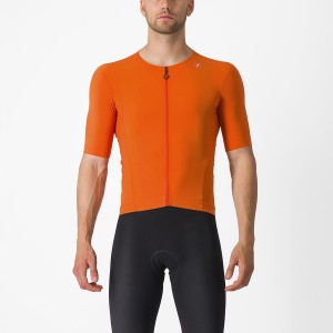 Castelli PREMIO Men Jersey Orange Red | JNF-734581