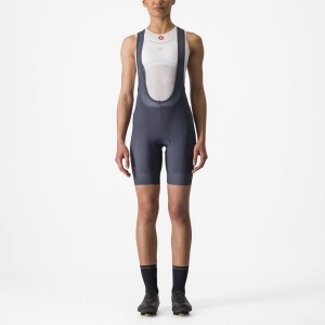 Castelli PRIMA Women Bib Shorts Blue | NYS-607352