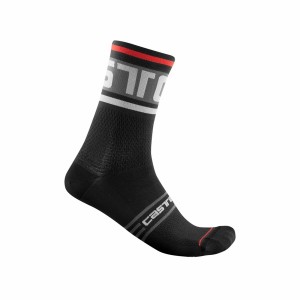 Castelli PROLOGO 15 Men Socks Black | YIF-204653