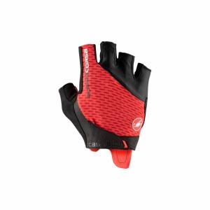 Castelli ROSSO CORSA PRO V Men Gloves Red | WEV-326598