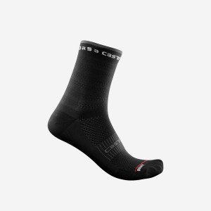 Castelli ROSSO CORSA W 11 Women Socks Black | NIO-026751