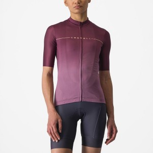 Castelli SALITA Women Jersey Deep Burgundy / Deep Purple | JGL-286905