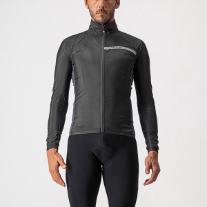 Castelli SQUADRA STRETCH Men Protection Black / Dark Grey | LRF-681950