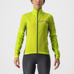 Castelli SQUADRA STRETCH W Women Protection Light Green / Dark Grey | JTY-479250