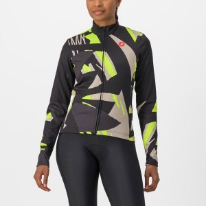 Castelli TROPICALE LS Women Jersey Black | EUK-257981