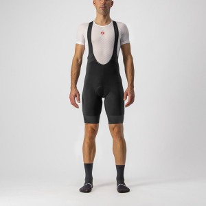 Castelli TUTTO NANO Men Bib Shorts Black | AMV-059461