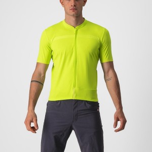 Castelli UNLIMITED ALLROAD Men Jersey Light Green | XZH-102843