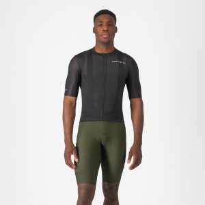 Castelli UNLIMITED CARGO Men Bib Shorts Deep Green | ISK-103287