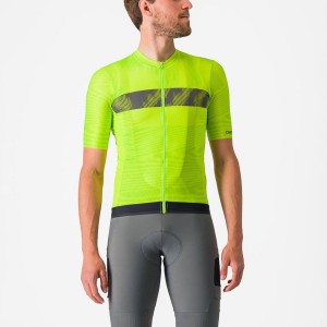 Castelli UNLIMITED ENDURANCE Men Jersey Light Green / Dark Grey | OCH-682479