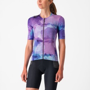 Castelli UNLIMITED PRO W Women Jersey Purple | DRY-295046