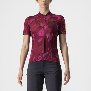 Castelli UNLTD SENTIERO Women Jersey Red | JOL-318760