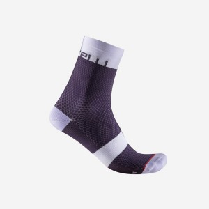 Castelli VELOCISSIMA 12 Women Socks Purple | XNY-219085