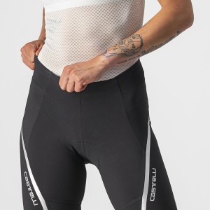 Castelli VELOCISSIMA 3 Women Shorts Black / Silver | JXS-082143