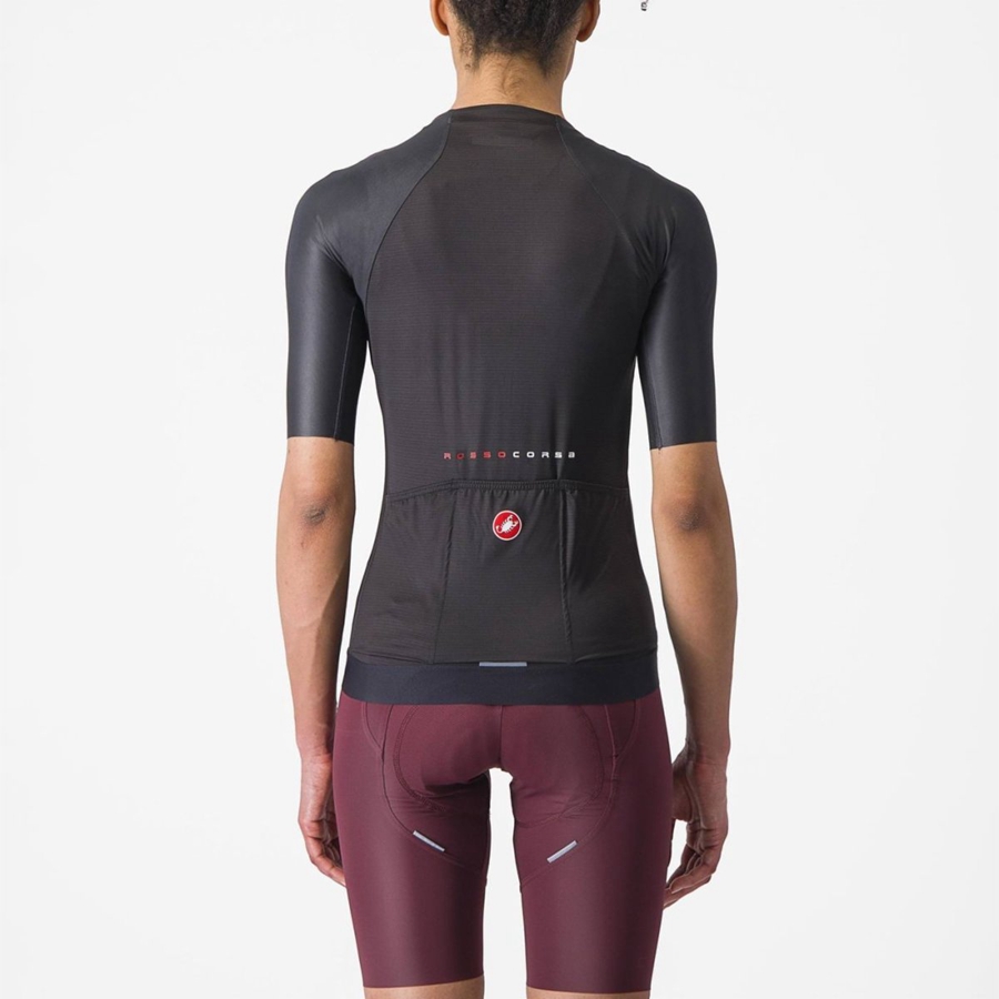 Castelli AERO PRO 7.0 W Women Jersey Black | GKF-827350