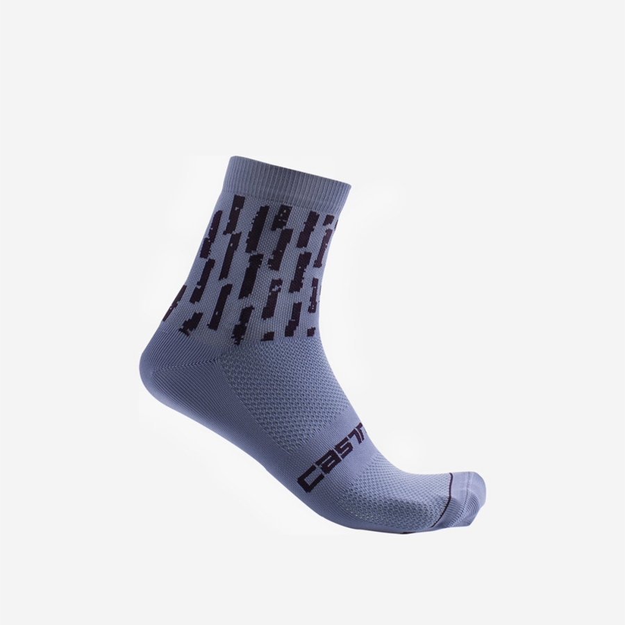 Castelli AERO PRO W 9 CM Women Socks Purple White | TGI-503487