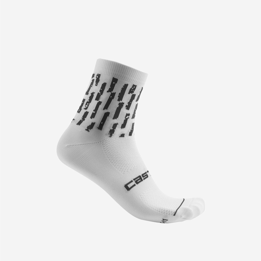 Castelli AERO PRO W 9 CM Women Socks White | RGI-768203