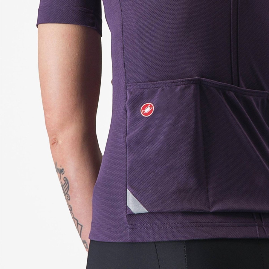 Castelli ANIMA 4 Women Jersey Purple | PYK-895306