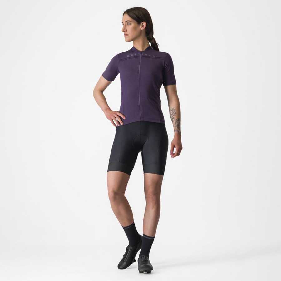 Castelli ANIMA 4 Women Jersey Purple | PYK-895306