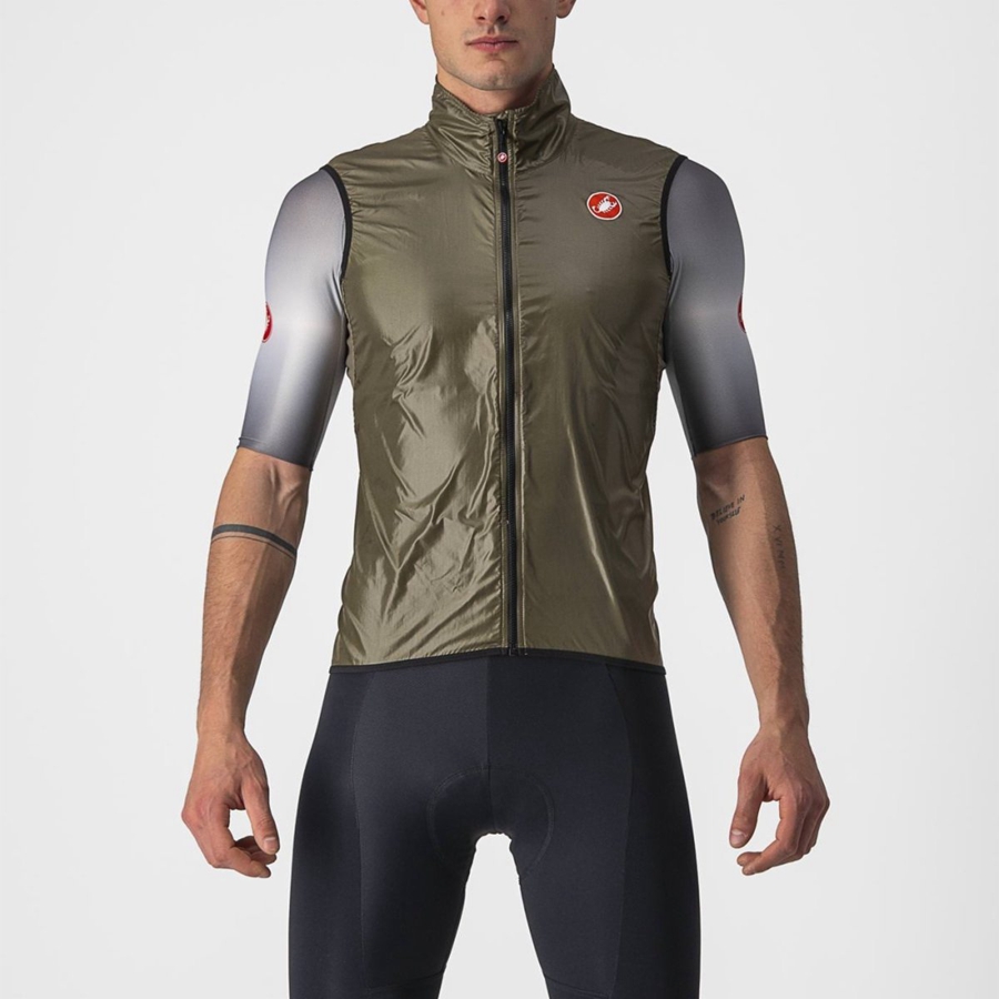 Castelli ARIA Men Vest Brown | GSC-705431