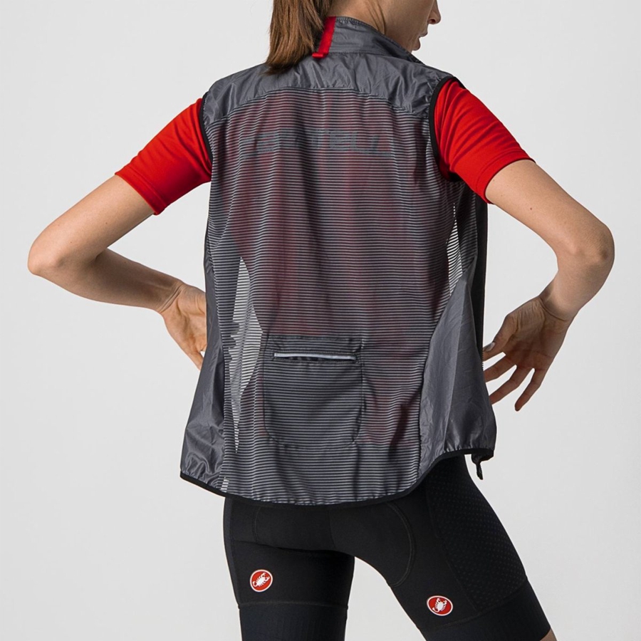 Castelli ARIA W Women Vest Dark Grey | JPK-439708