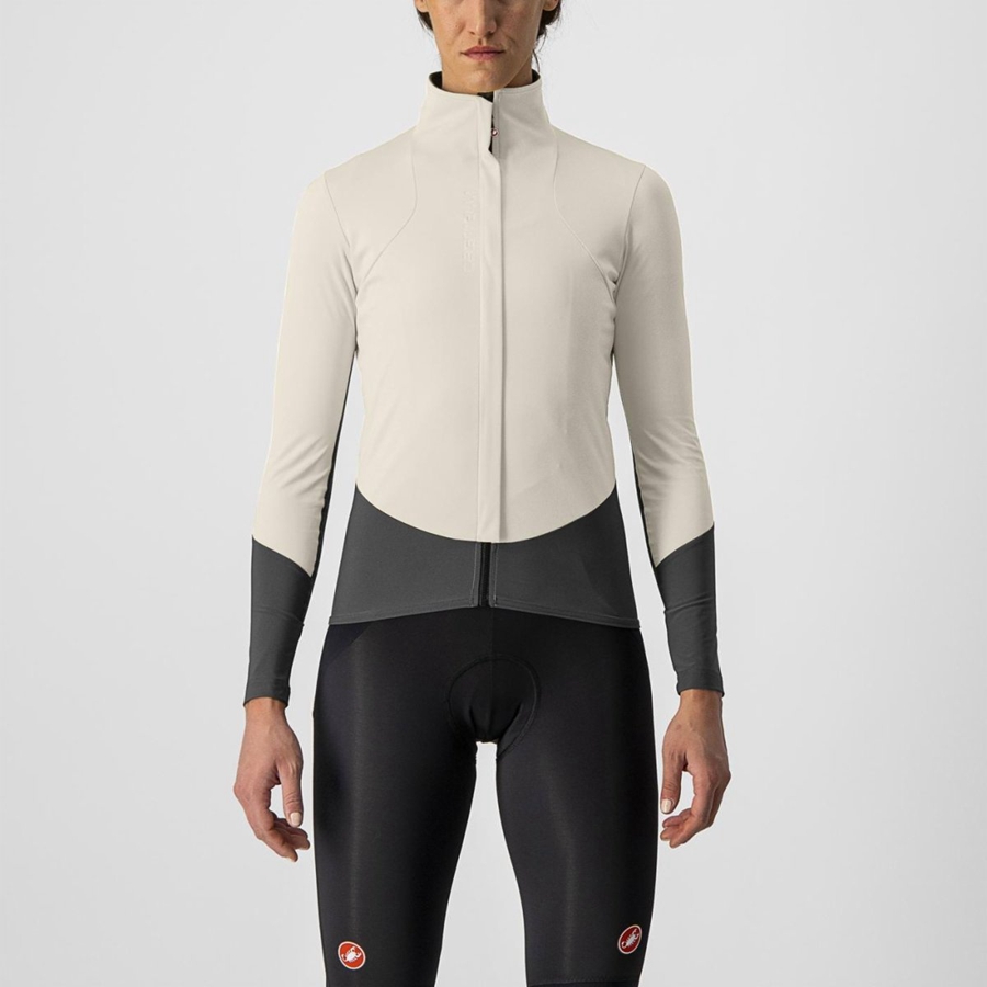 Castelli BETA RoS W Women Jackets Dark Grey | HOF-430769