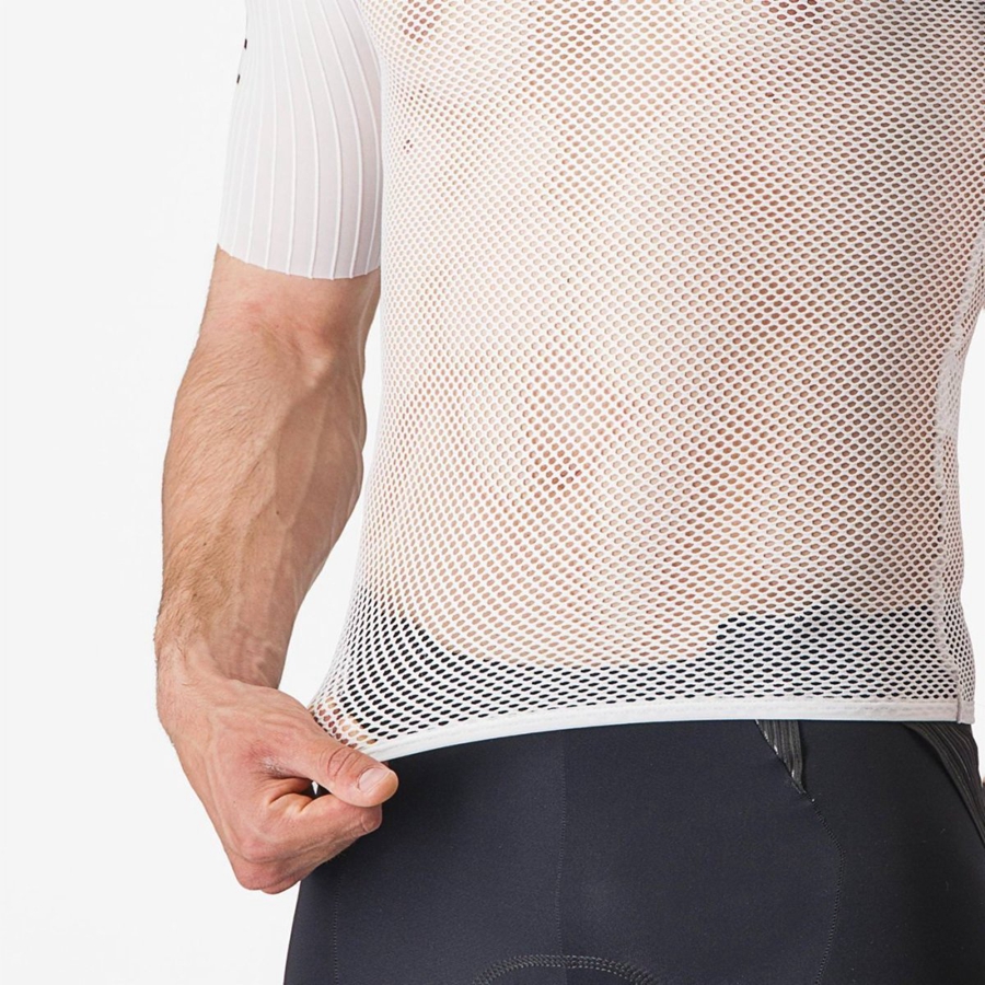 Castelli BOLERO SS Men Base Layer White | XBV-410658